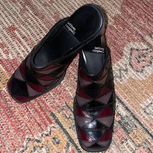 Jeffrey Campbell Leather Mules